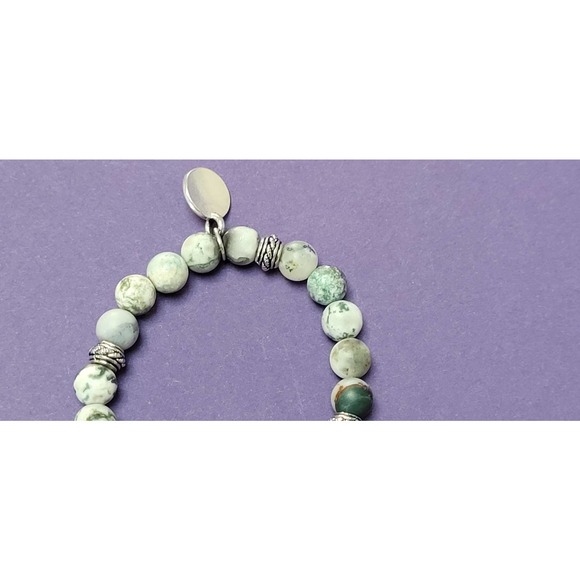 Shades of Green Bracelet with Paw Charm - Picture 10 of 14